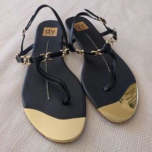 Dolce Vita Classy Gold Accented Sandal